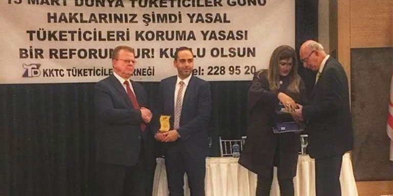 We Got Two Awards from TRNC Consumers Association